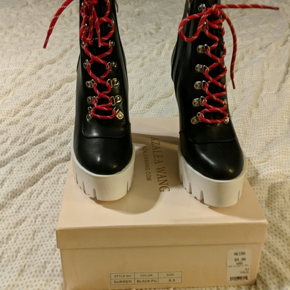 Akira Azalea Wang Platform boots